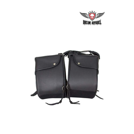 Dream Apparel 4003 Leather Saddle Bag - Black - Eagle Leather