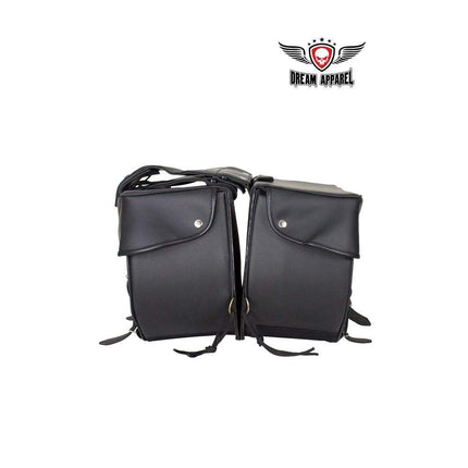 Dream Apparel 4003 Leather Saddle Bag - Black - Eagle Leather