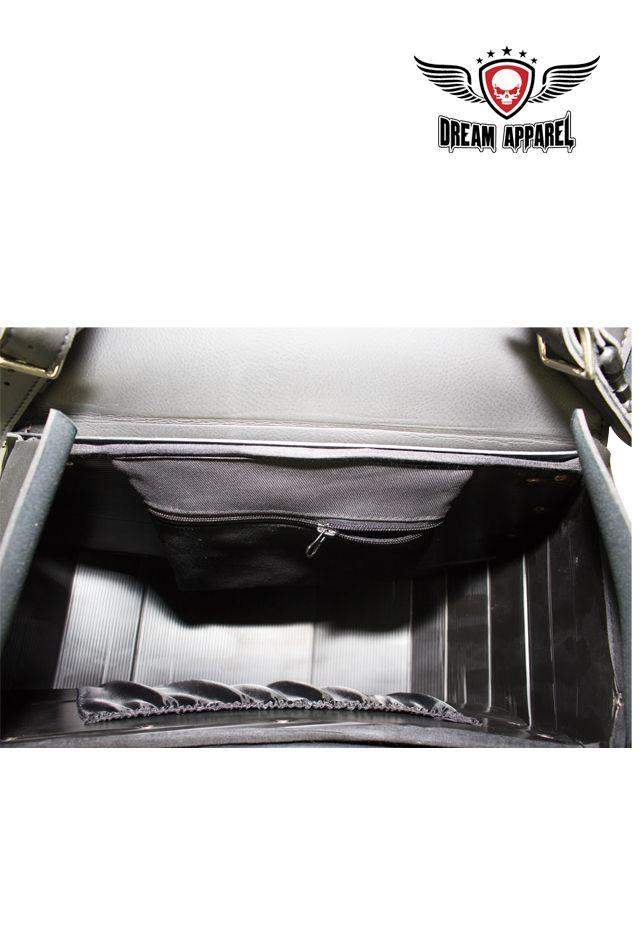 Dream Apparel 4003 PVC Saddle Bag - Black - Eagle Leather