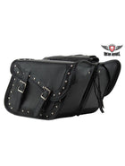 Waterproof PVC Saddlebags With Gun Holster: Motorcycle Saddlebag With Studs
This motorcycle saddlebag features zipoff with he
