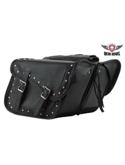 Waterproof PVC Saddlebags With Gun Holster: Motorcycle Saddlebag With Studs
This motorcycle saddlebag features zipoff with he