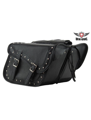 Waterproof PVC Saddlebags With Gun Holster: Motorcycle Saddlebag With Studs
This motorcycle saddlebag features zipoff with he