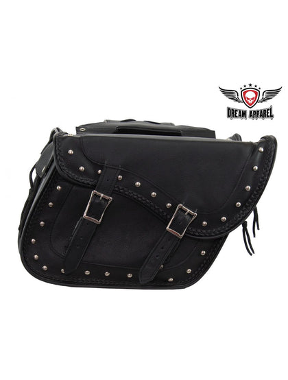 Waterproof PVC Saddlebags With Gun Holster: Motorcycle Saddlebag With Studs
This motorcycle saddlebag features zipoff with he