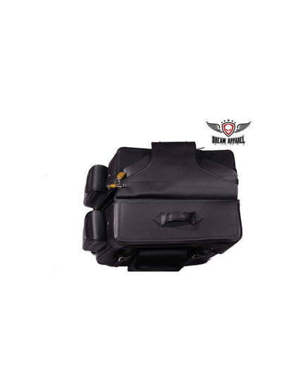 PVC Saddlebag 4085 No Studs: Dimensions: 19" x 7