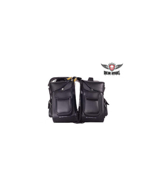 PVC Saddlebag 4085 No Studs: Dimensions: 19" x 7