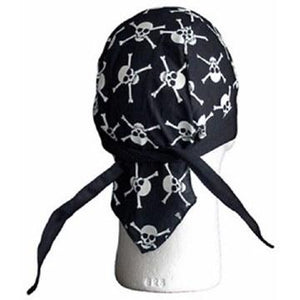 Classic Skull Cap - Skull & Cross Bones (Glow In The Dark): Made in USA: often held to higher product quality standards