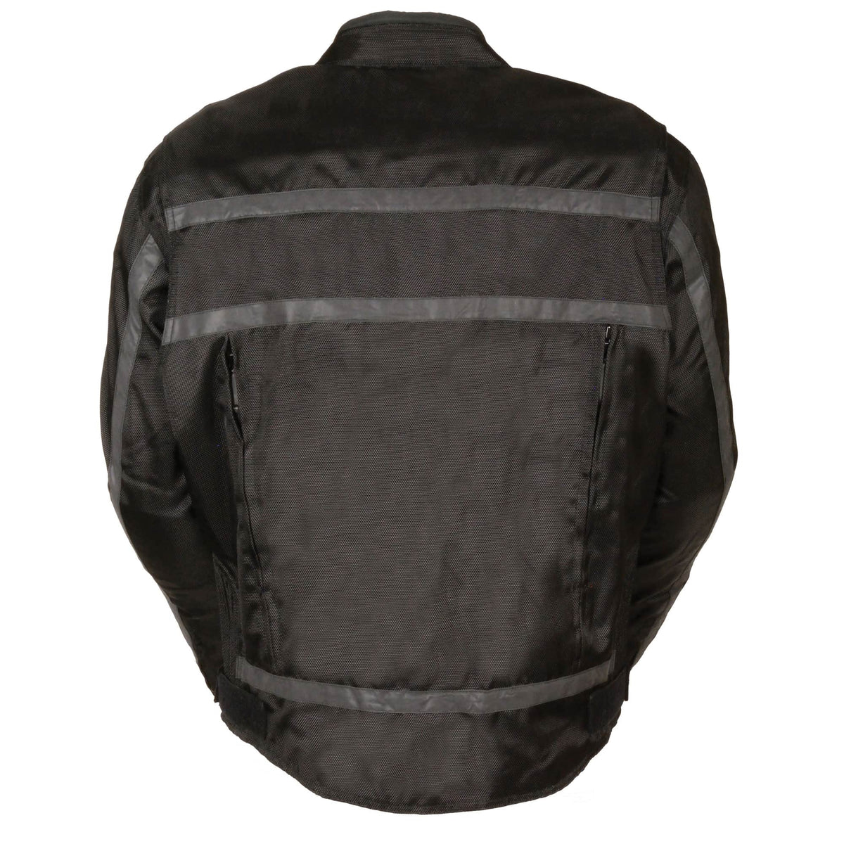 Men's Textile Jkt  W/Refl: Features:

1680D Nylon Material
Full Sleeve Zip Out liner
Stand Up Collar with Snap Closure &amp; 
