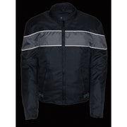 Men's Nylon Jacket 2121: Features:

600D Nylon Textile Material
Full Sleeve Zip Out liner
Front and back venting
Stand Up Col