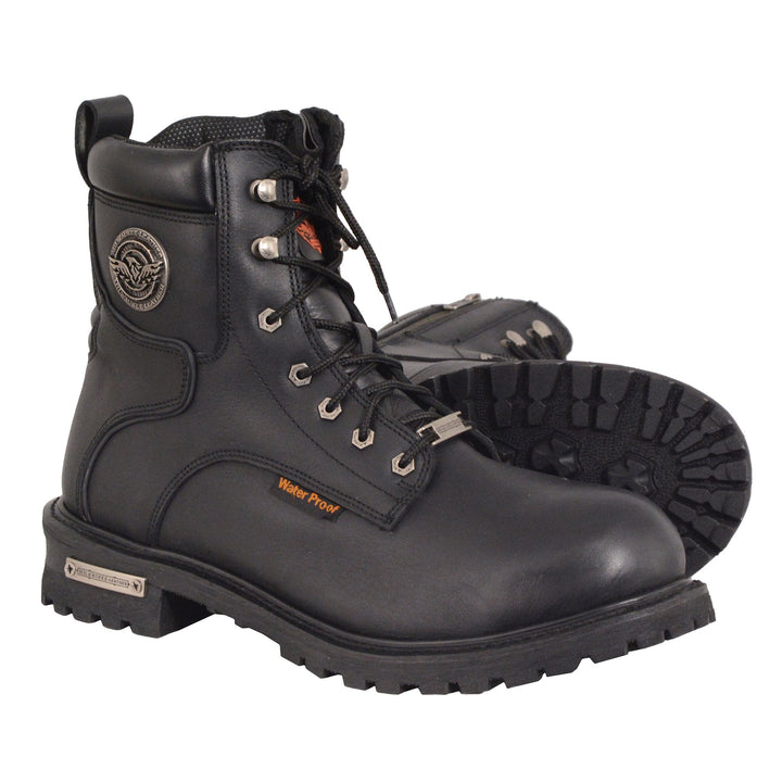Men's WP Logger Boot Black - Eagle Leather