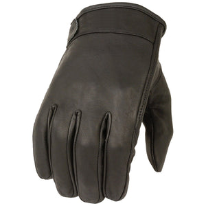 Men's Cruising Glove: Features:

Super clean light lined glove with gel palm
Adjustable Velcro wrist strap
Side stretch for o