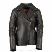 Ladies Vented MC Jacket: Features:

1