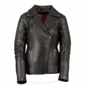 Ladies Vented MC Jacket: Features:

1