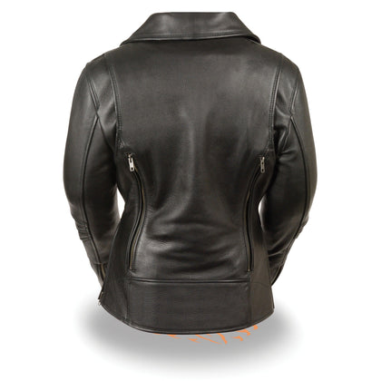 Ladies Vented MC Jacket: Features:

1