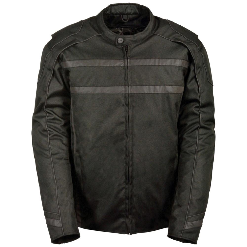 Men's Textile Scooter Jacket 1740: *Full Sleeve Zip Out liner*Side Set Waist Stretch Panels Designed for the Perfect Fit Ever