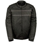 Men's Textile Scooter Jacket 1740: *Full Sleeve Zip Out liner*Side Set Waist Stretch Panels Designed for the Perfect Fit Ever