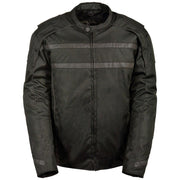 Men's Textile Scooter Jacket 1740: *Full Sleeve Zip Out liner*Side Set Waist Stretch Panels Designed for the Perfect Fit Ever
