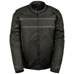 Men's Textile Scooter Jacket 1740: *Full Sleeve Zip Out liner*Side Set Waist Stretch Panels Designed for the Perfect Fit Ever