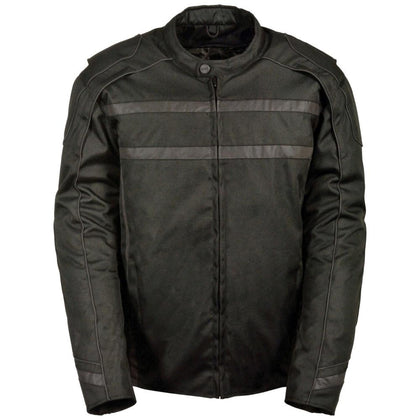 Men's Textile Scooter Jacket 1740: *Full Sleeve Zip Out liner*Side Set Waist Stretch Panels Designed for the Perfect Fit Ever