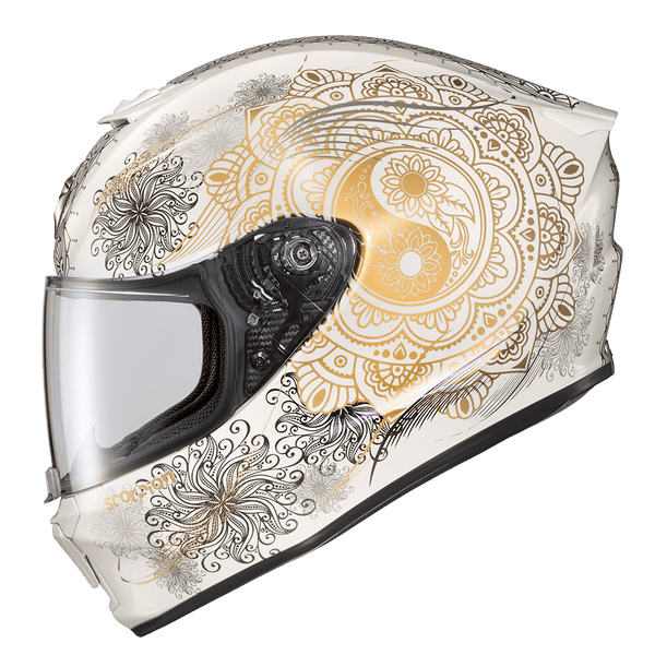 Scorpion EXO-420 Namaskar Full Face Helmet – White – Eagle Leather