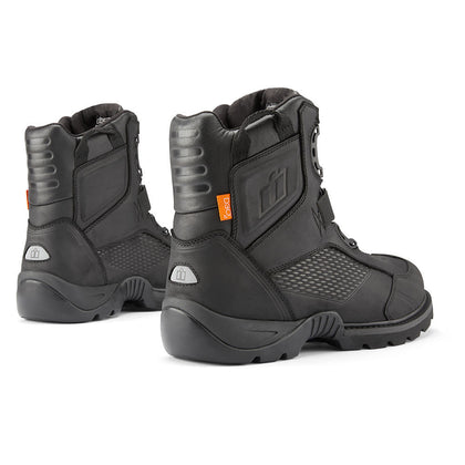 Icon StormHawk Boot: Description
From our rain-soaked rides in Portland, Oregon, comes the ICON Stormhawk™ Waterproof boot