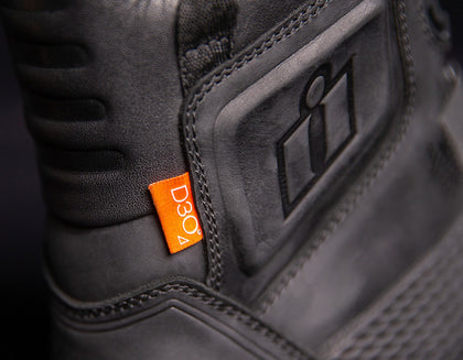 Icon StormHawk Boot: Description
From our rain-soaked rides in Portland, Oregon, comes the ICON Stormhawk™ Waterproof boot