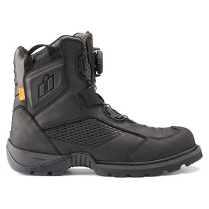 Icon StormHawk Boot: Description
From our rain-soaked rides in Portland, Oregon, comes the ICON Stormhawk™ Waterproof boot