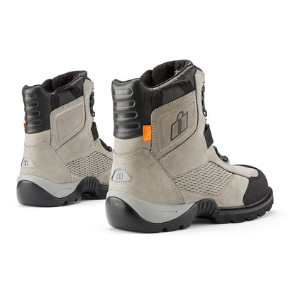 Icon StormHawk Boot: Description
From our rain-soaked rides in Portland, Oregon, comes the ICON Stormhawk™ Waterproof boot