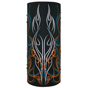 Motley Tube Pinstripe Flame: Made from breathable, moisture wicking polyester, the ZANheadgear Motley Tube is comfortable to 