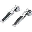 Foot Pegs-Rubber Inlay 7/8 Inch-1 Inch: * Fits 7/8” to 1” highway bars* Non-slip protection* Rubber insert