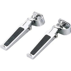 Foot Pegs-Rubber Inlay 7/8 Inch-1 Inch: * Fits 7/8” to 1” highway bars* Non-slip protection* Rubber insert