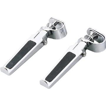 Foot Pegs-Rubber Inlay 7/8 Inch-1 Inch: * Fits 7/8” to 1” highway bars* Non-slip protection* Rubber insert