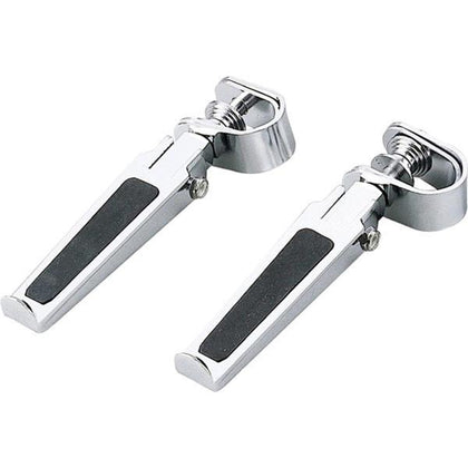 Foot Pegs-Rubber Inlay 7/8 Inch-1 Inch: * Fits 7/8” to 1” highway bars* Non-slip protection* Rubber insert