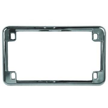 Chrome License Plate Frame - Eagle Leather