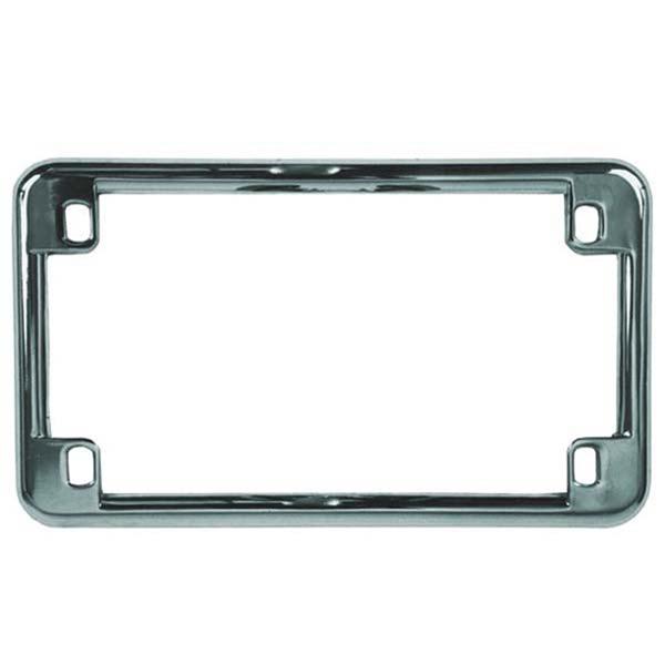 Chrome License Plate Frame - Eagle Leather