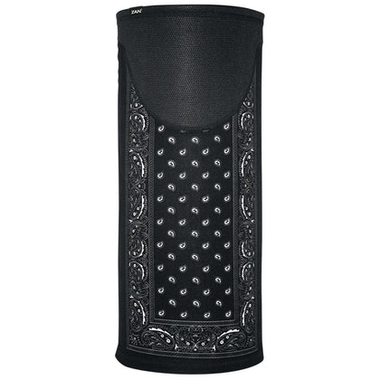 Tube Windproof Black Paisley: The ZANheadgear® SportFlex™ Series Windproof Tube is a versatile all-in-one headgear item const