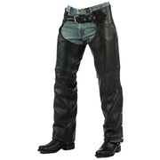 Basic Cowhide Leather Chaps: Features:

Unisex ULTRA deep pocket chap in Drum Dyed Cowhide 1