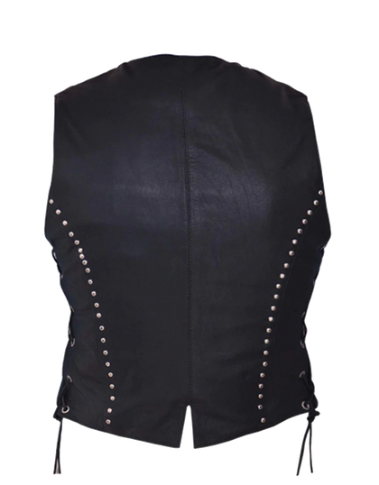 Studded Vest W/ConcCarryPocket: Features:

Studded Vest With Concealed Carry Pocket
Ladies PREMIUM studded vest
2 exterior po