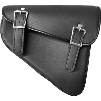 Swing Arm Bag Right Side: Features:

Quick Release Buckle Action
Heavy Thread and Chrome Plated
PVC No Concho 12