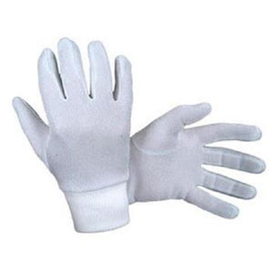 Mens Glove Liner/ Metallic: * 40% polyester, 20% nylon, 10% cotton, 30% polyester metallic film* Cuff is 100% cotton* Durable