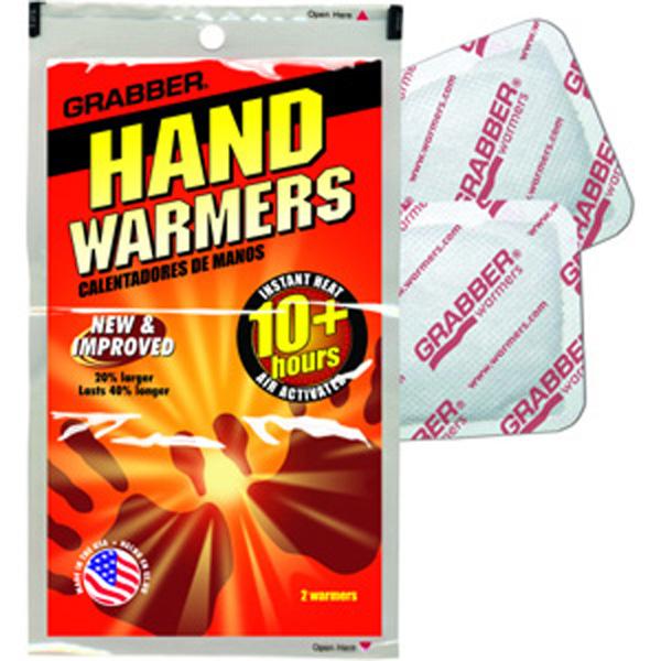 Hand Warmers: Portable heat in the palm of your hand! Air-activated Grabber Hand Warmers keep hands and fingers toasty for ov
