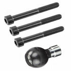 Ram MC Base W/Hole MB Screw: RAM Motorcycle Handlebar Clamp Base with M8 ScrewsHave an M8 by 25, 30, or 35mm handlebar bolt? 