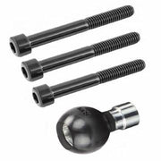 Ram MC Base W/Hole MB Screw: RAM Motorcycle Handlebar Clamp Base with M8 ScrewsHave an M8 by 25, 30, or 35mm handlebar bolt? 