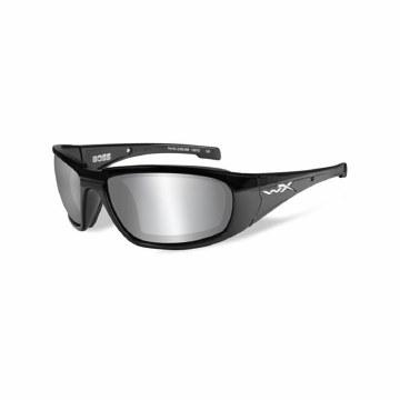 Boss Silver Lens Black Frame - Eagle Leather