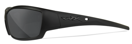 Tide Grey Lens/MB Frames Grey and Matte Black: Description
The Wiley X WX TIDE features a smooth matte frame, a removable Fac