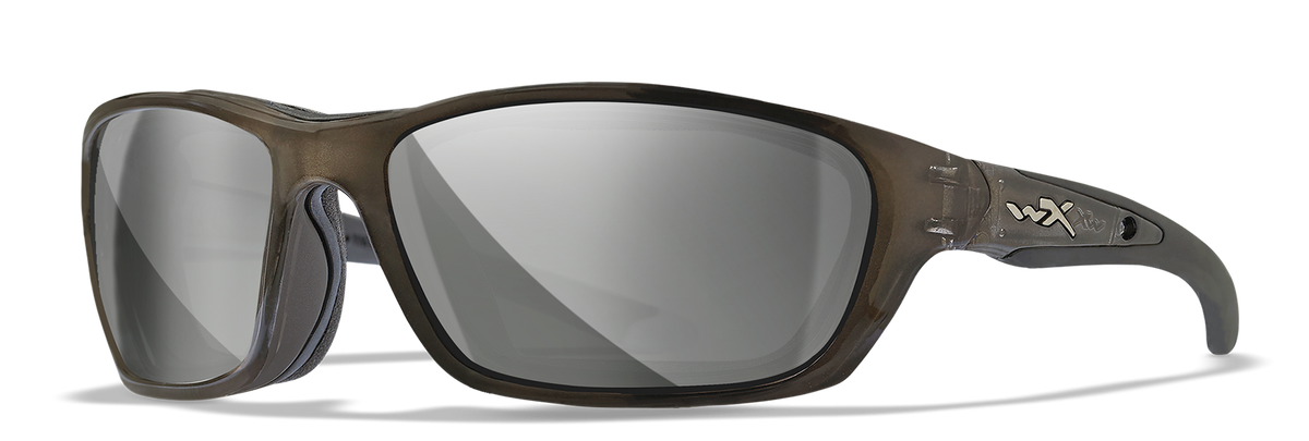 Brick Grey Lens/MB Frame: Description
Our Wiley X BRICK sunglasses feature an almost all rubber temple adding a ton of flexib