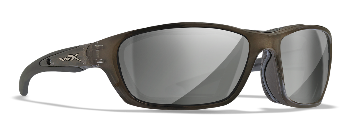 Brick Grey Lens/MB Frame: Description
Our Wiley X BRICK sunglasses feature an almost all rubber temple adding a ton of flexib
