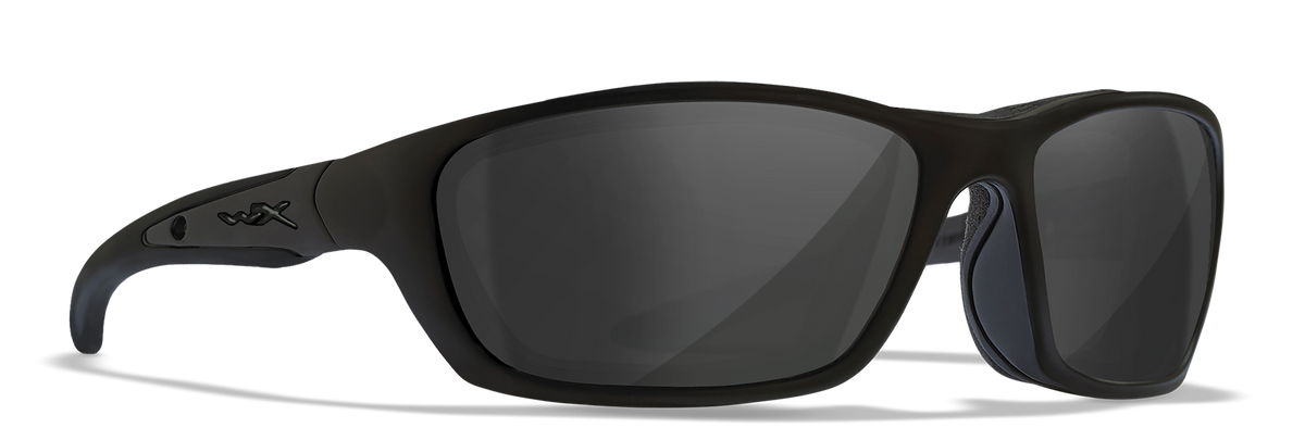 Brick Grey Lens/MB Frame: Description
Our Wiley X BRICK sunglasses feature an almost all rubber temple adding a ton of flexib