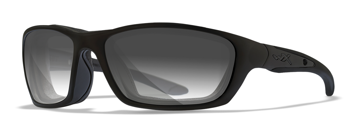 Brick Grey Lens/MB Frame: Description
Our Wiley X BRICK sunglasses feature an almost all rubber temple adding a ton of flexib