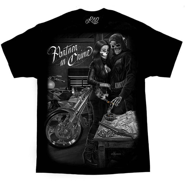 DGA Men's Partners in Crime T-Shirt - Black - Eagle Leather