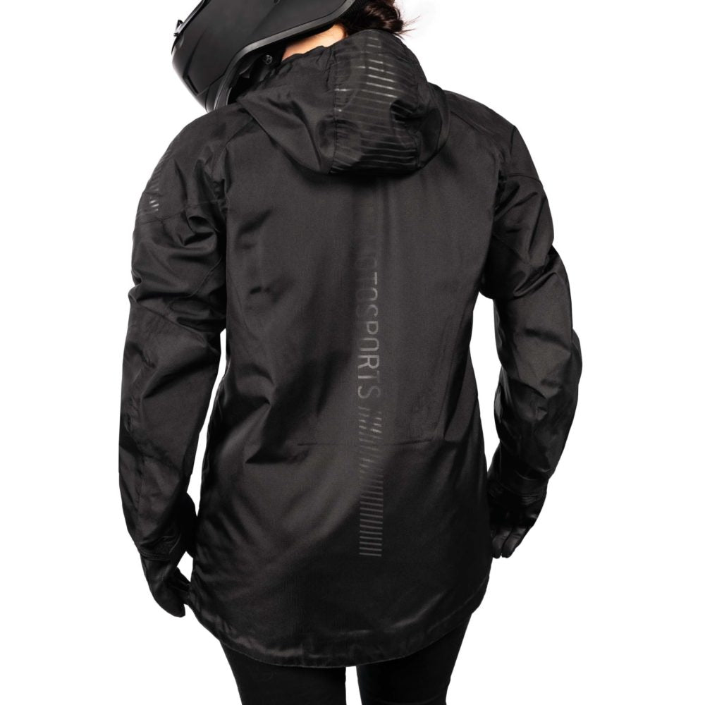 Women's PDX3 Jacket Black: Raised on the rain-soaked streets of Portland, the ICON design team knows a few things about wet w